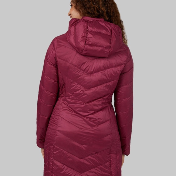 Ultra-light water resistant, 650 fill down packable 3/4 length puffer jacket - Picture 3 of 6
